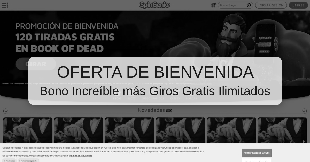 Spin Genie: información sobre requisitos de apuesta